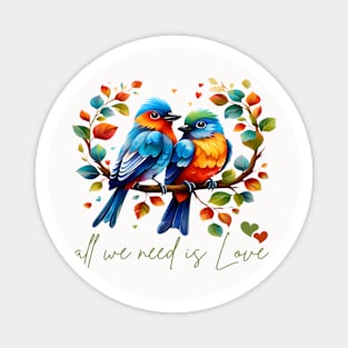 Lovebirds Harmony A Disney-Inspired Magnet